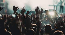 crowd hands