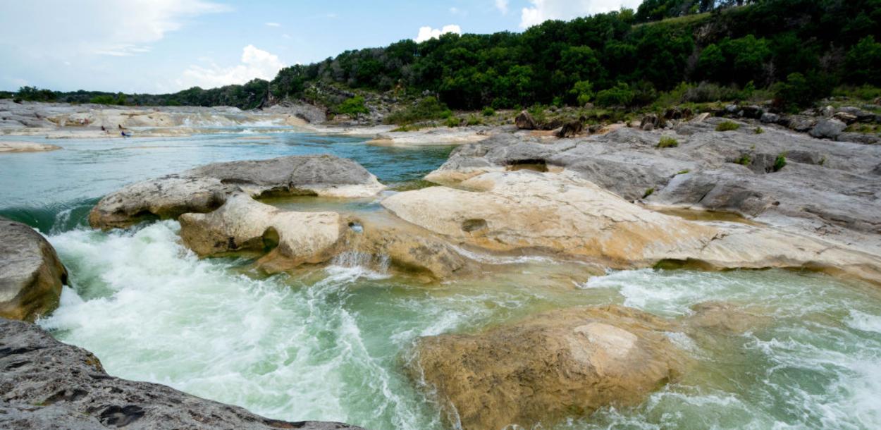 Waterfall at Pedernales Falls State Park